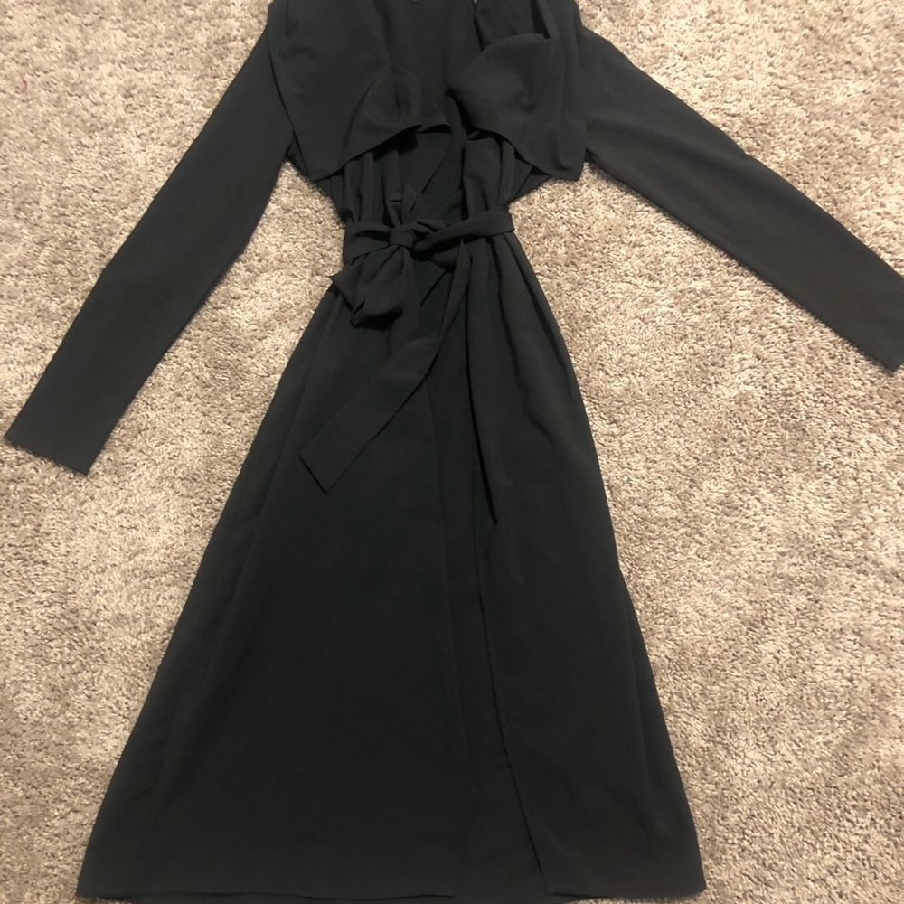 Black trench coat